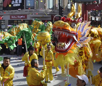 Desfile Año Nuevo Chino en Chicago