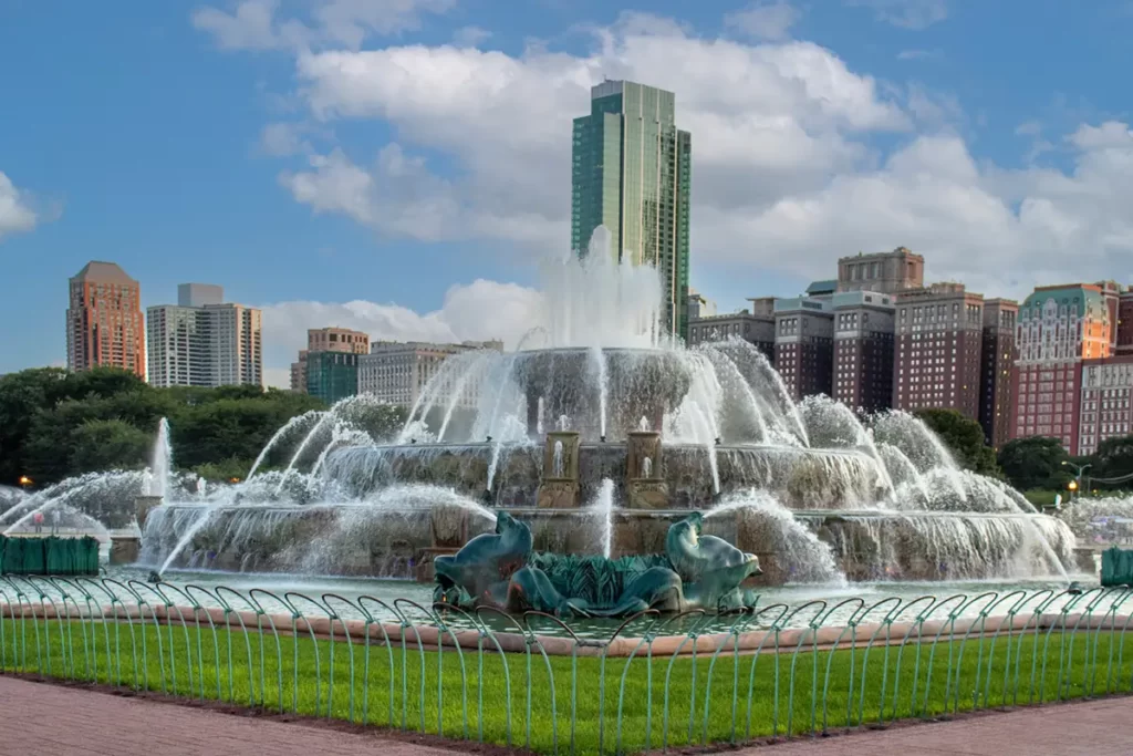 La fuente de Chicago, un icono de la ciudad.